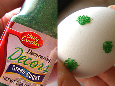 Sparkly Dotted Easter Egg Sugar