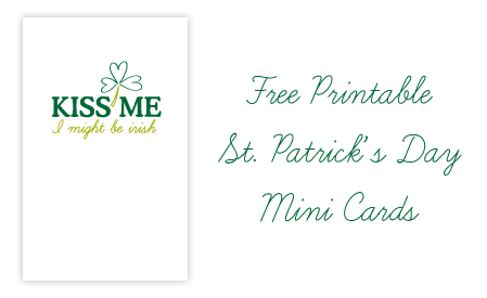 St. Patrick's Day Free Printable Card